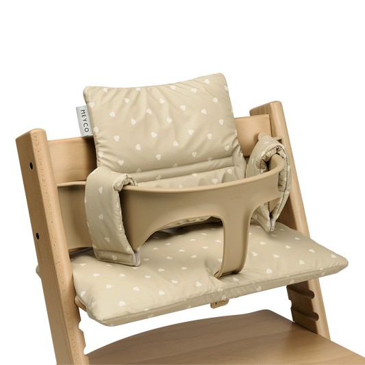 Meyco Sitzverkleiner Kinderhochstuhl Sweet Heart Sand/Soft Sand Studio