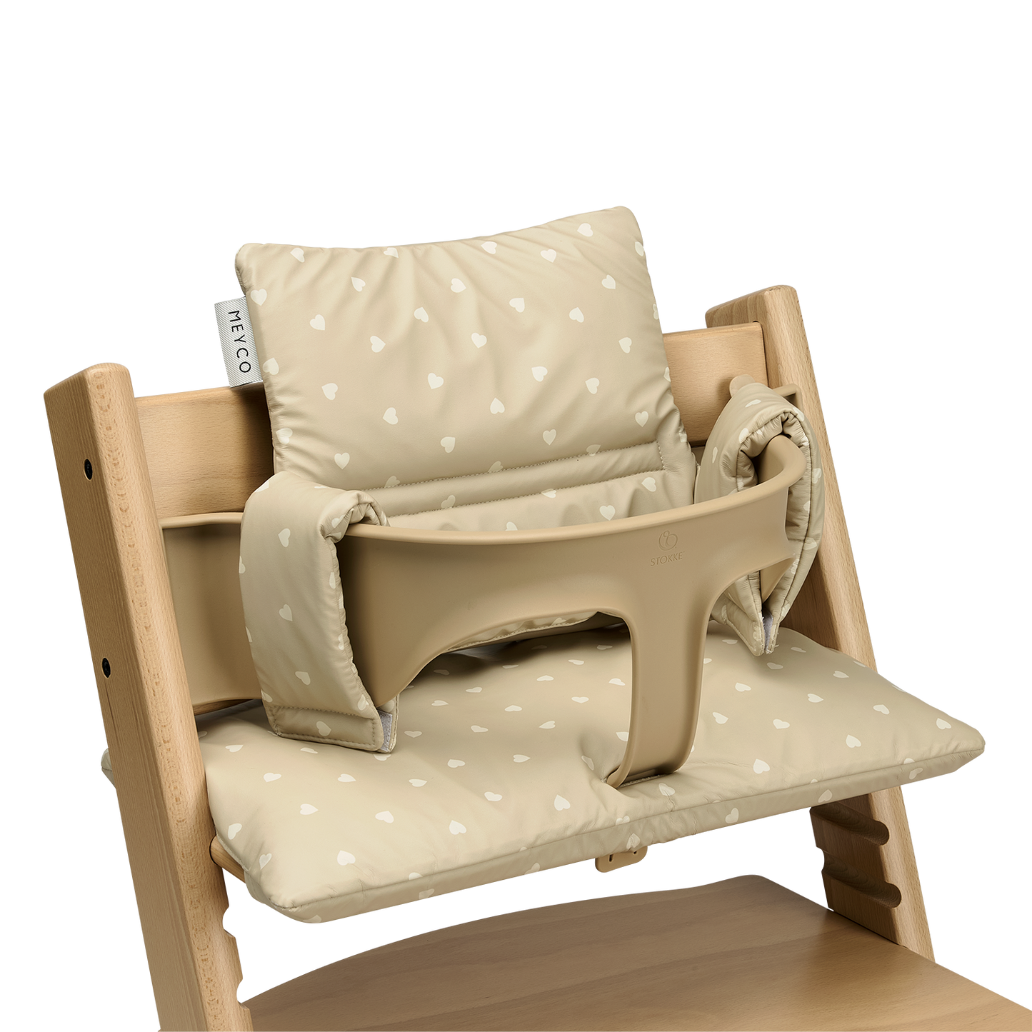 Meyco Sitzverkleiner Kinderhochstuhl Sweet Heart Sand/Soft Sand Studio