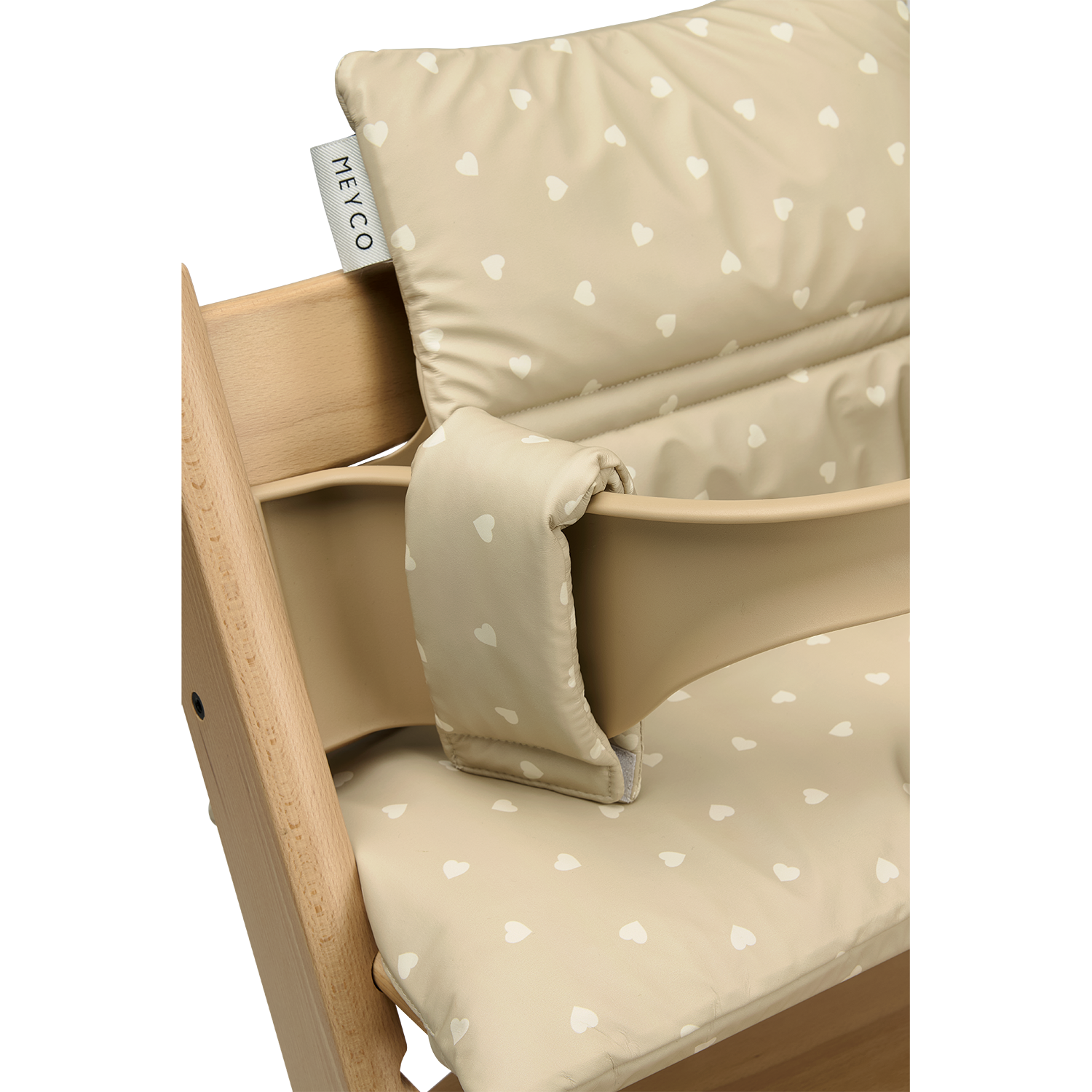 Meyco Sitzverkleiner Kinderhochstuhl Sweet Heart Sand/Soft Sand