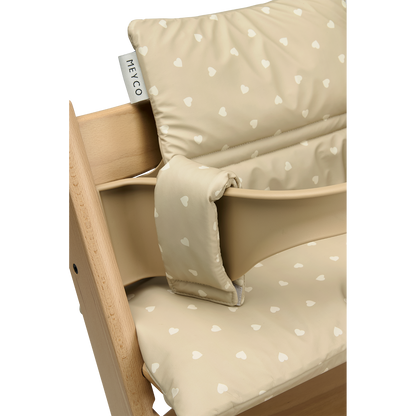 Meyco Sitzverkleiner Kinderhochstuhl Sweet Heart Sand/Soft Sand