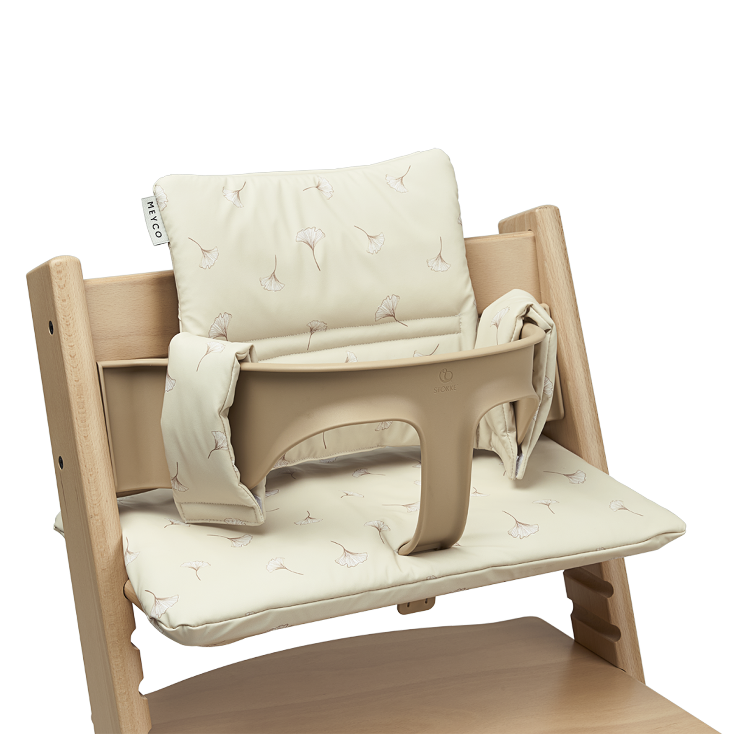 Meyco Sitzverkleiner Kinderhochstuhl Ginkgo Soft sand Studio