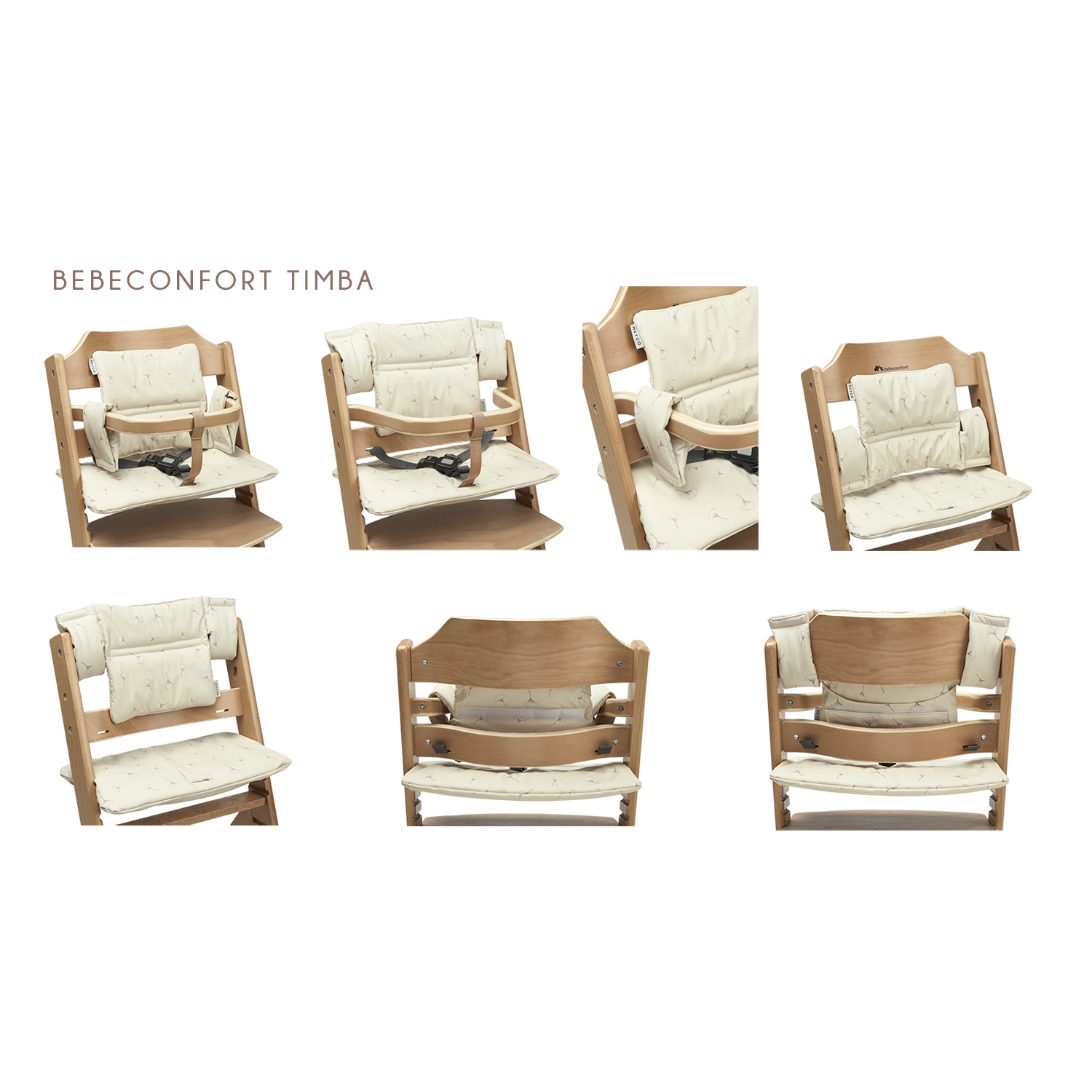 Meyco Sitzverkleiner Kinderhochstuhl Ginkgo Soft sand