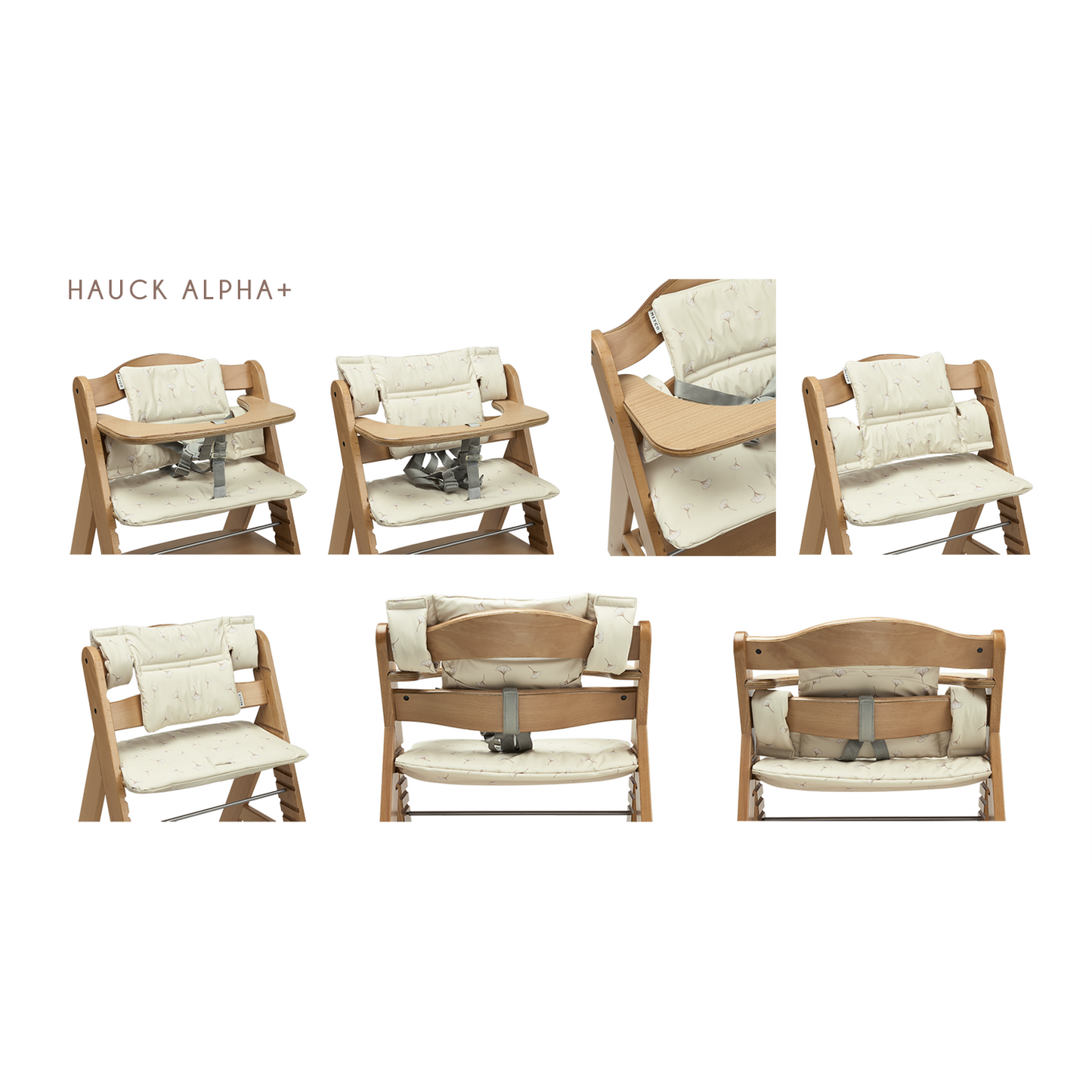 Meyco Sitzverkleiner Kinderhochstuhl Ginkgo Soft sand