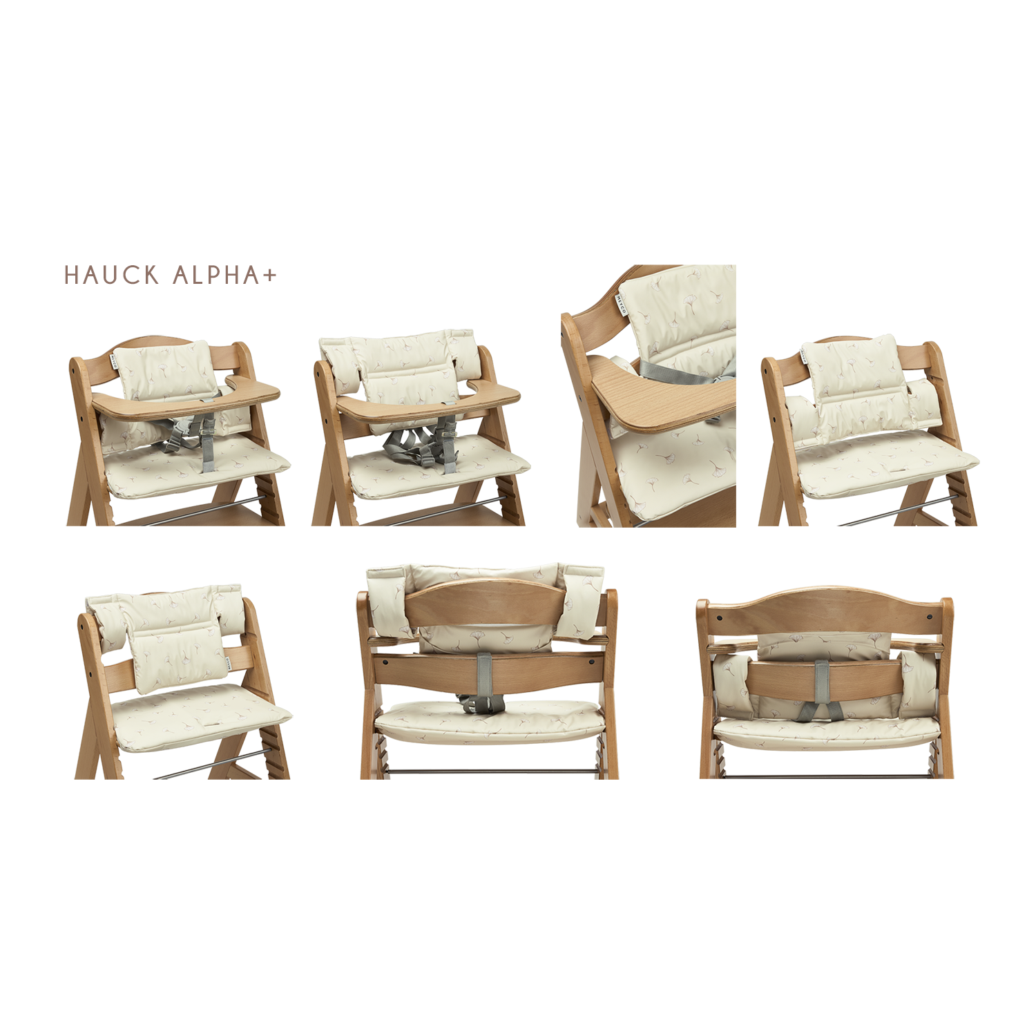 Meyco Sitzverkleiner Kinderhochstuhl Ginkgo Soft sand