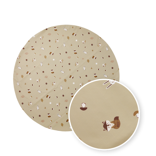 Meyco Hochstuhl Bodenmatte Forest Animals Sand Studio