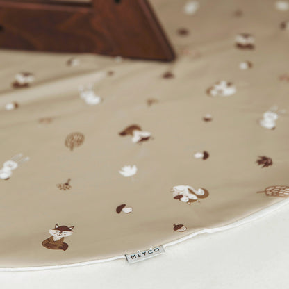 Meyco Hochstuhl Bodenmatte Forest Animals Sand