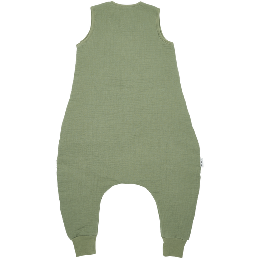 Meyco Schlafsack Jumper gefüttert vorgewaschen musselin Olive Green