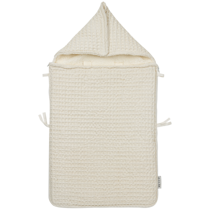 Meyco Fußsäcke Waffle Teddy Nature