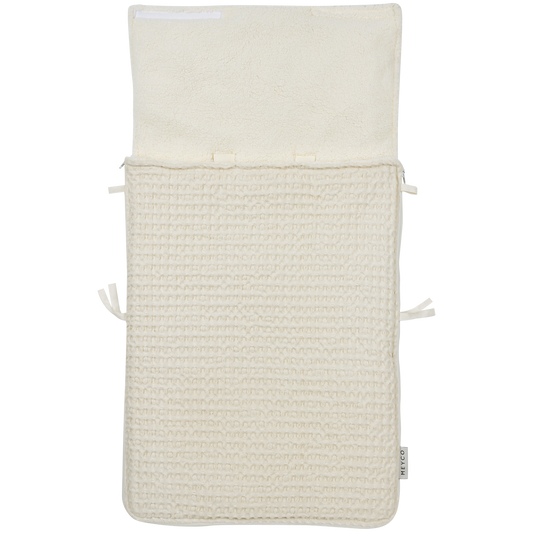 Meyco Fußsäcke Waffle Teddy Nature