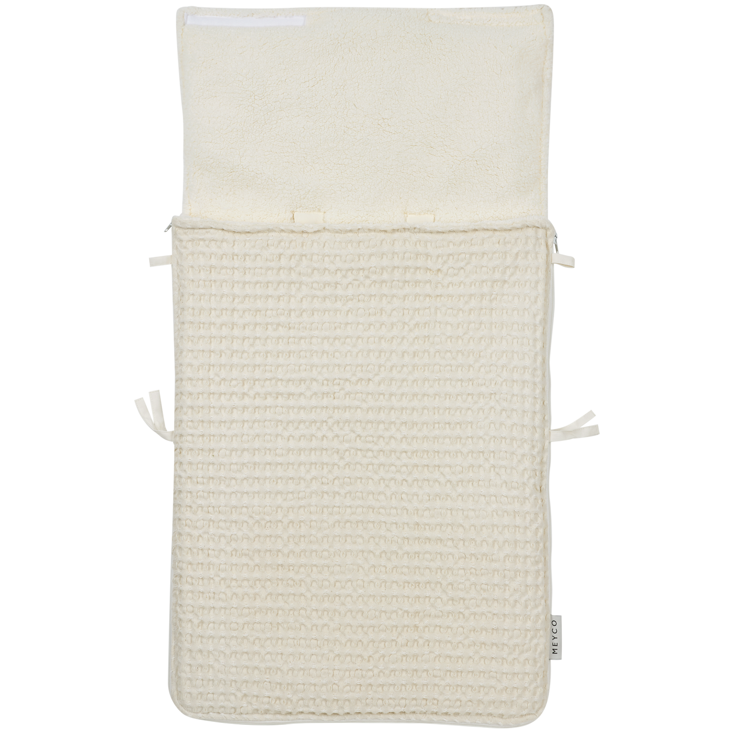 Meyco Fußsäcke Waffle Teddy Nature