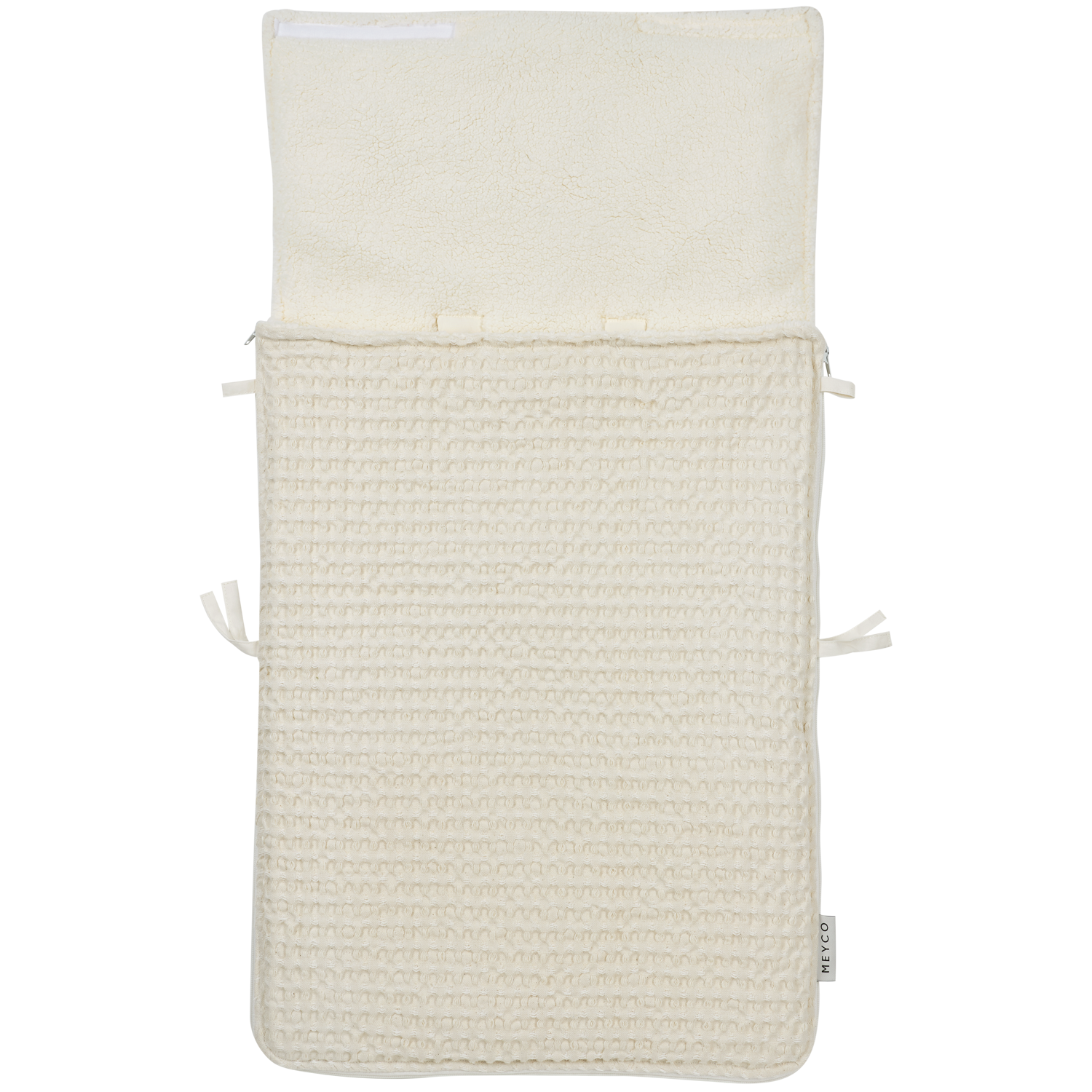Meyco Fußsäcke Waffle Teddy Nature