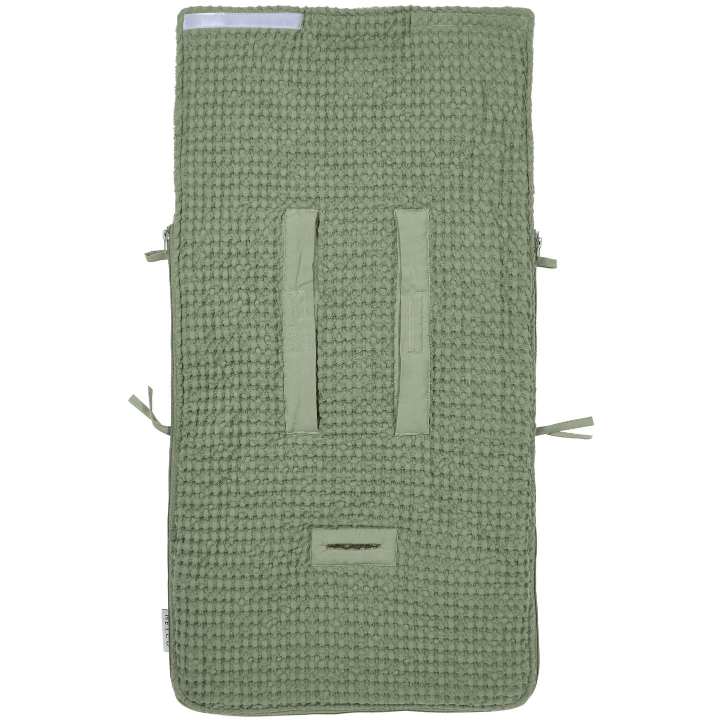 Meyco Fußsäcke Waffle Teddy Olive Green