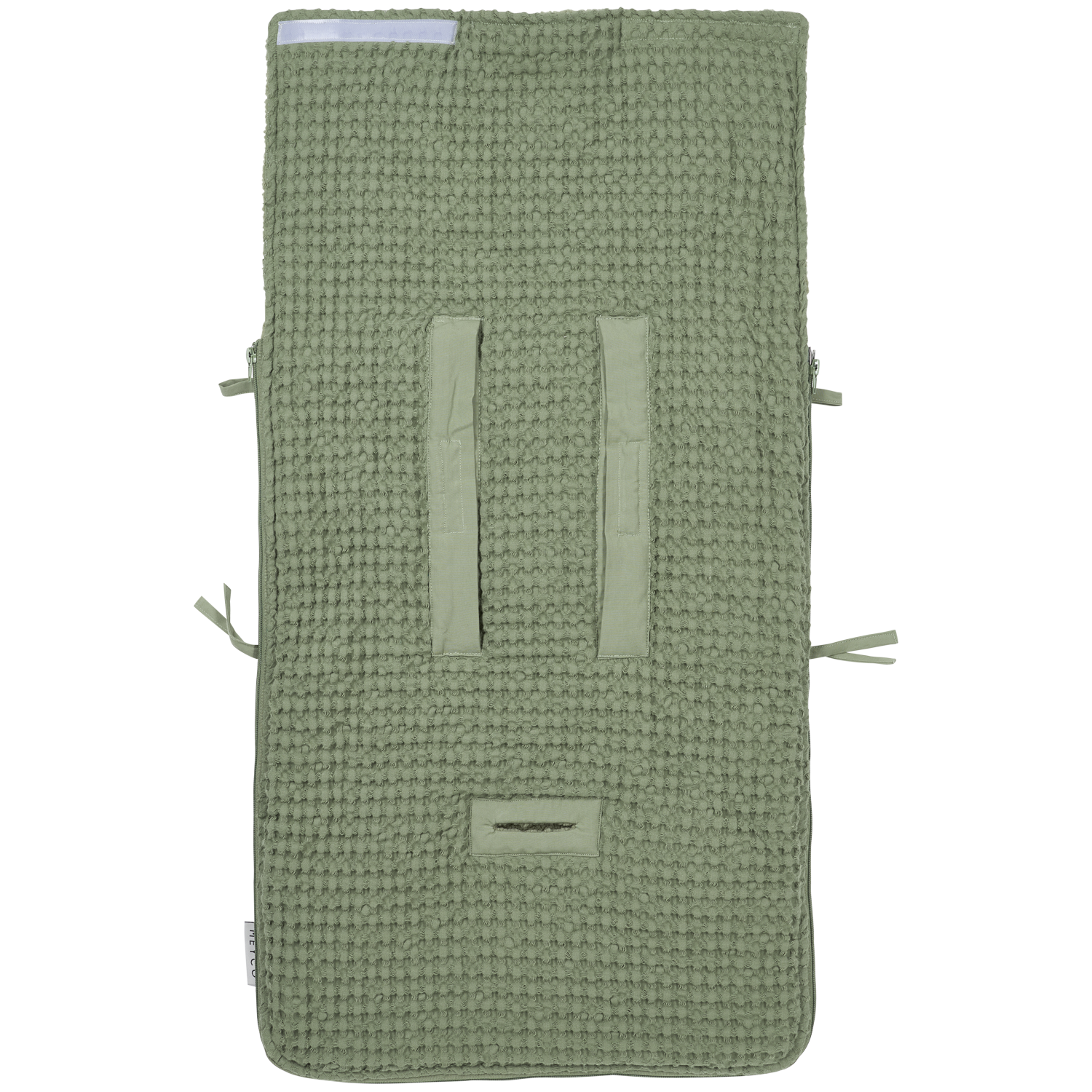 Meyco Fußsäcke Waffle Teddy Olive Green
