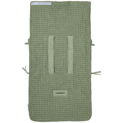 Meyco Fußsäcke Waffle Teddy Olive Green