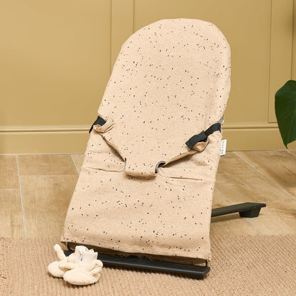 Meyco Babywippenbezüge Rib Mini spot Toffee Melange