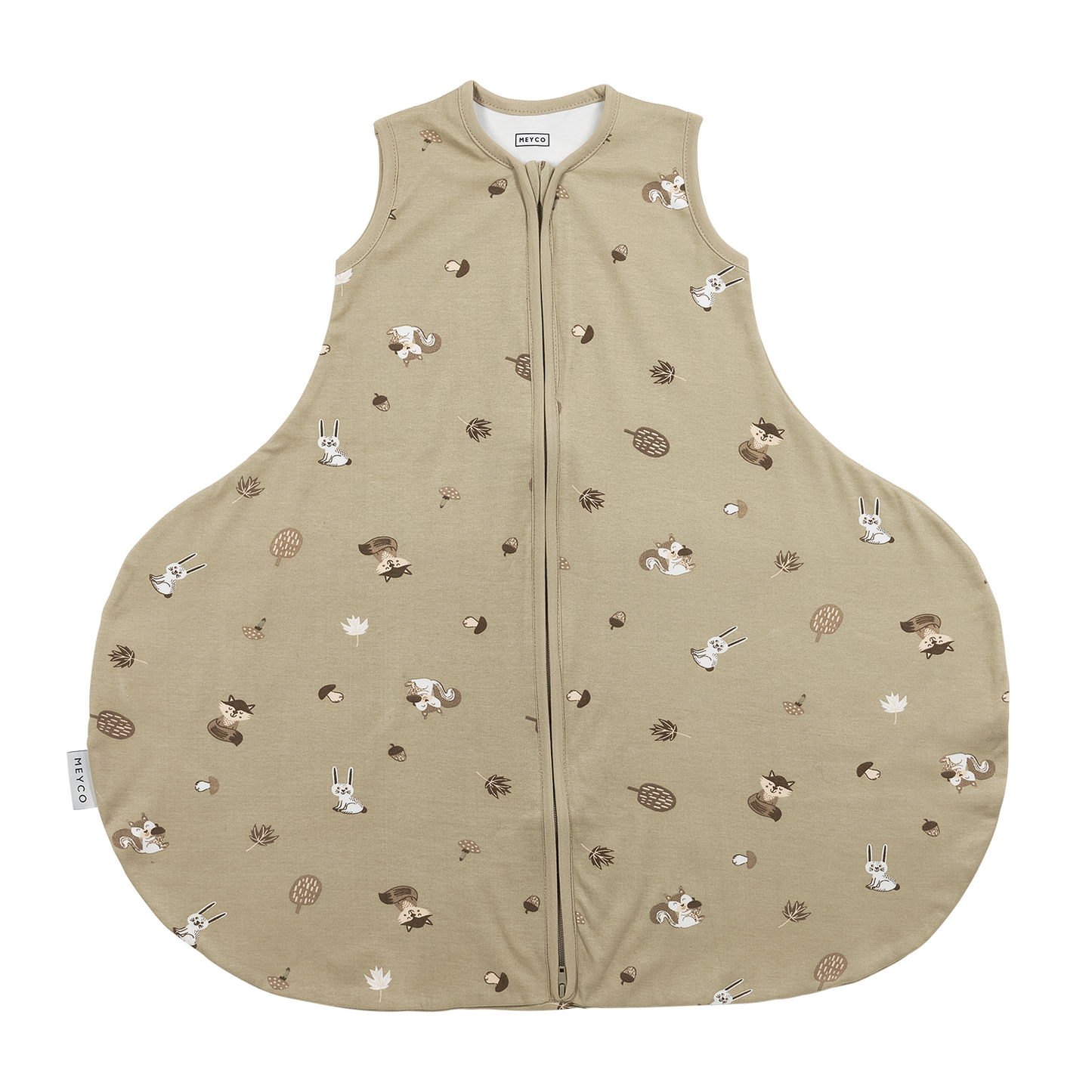 Meyco Schlafsack Hüftdyplasie interlock jersey Forest Animals Sand Studio