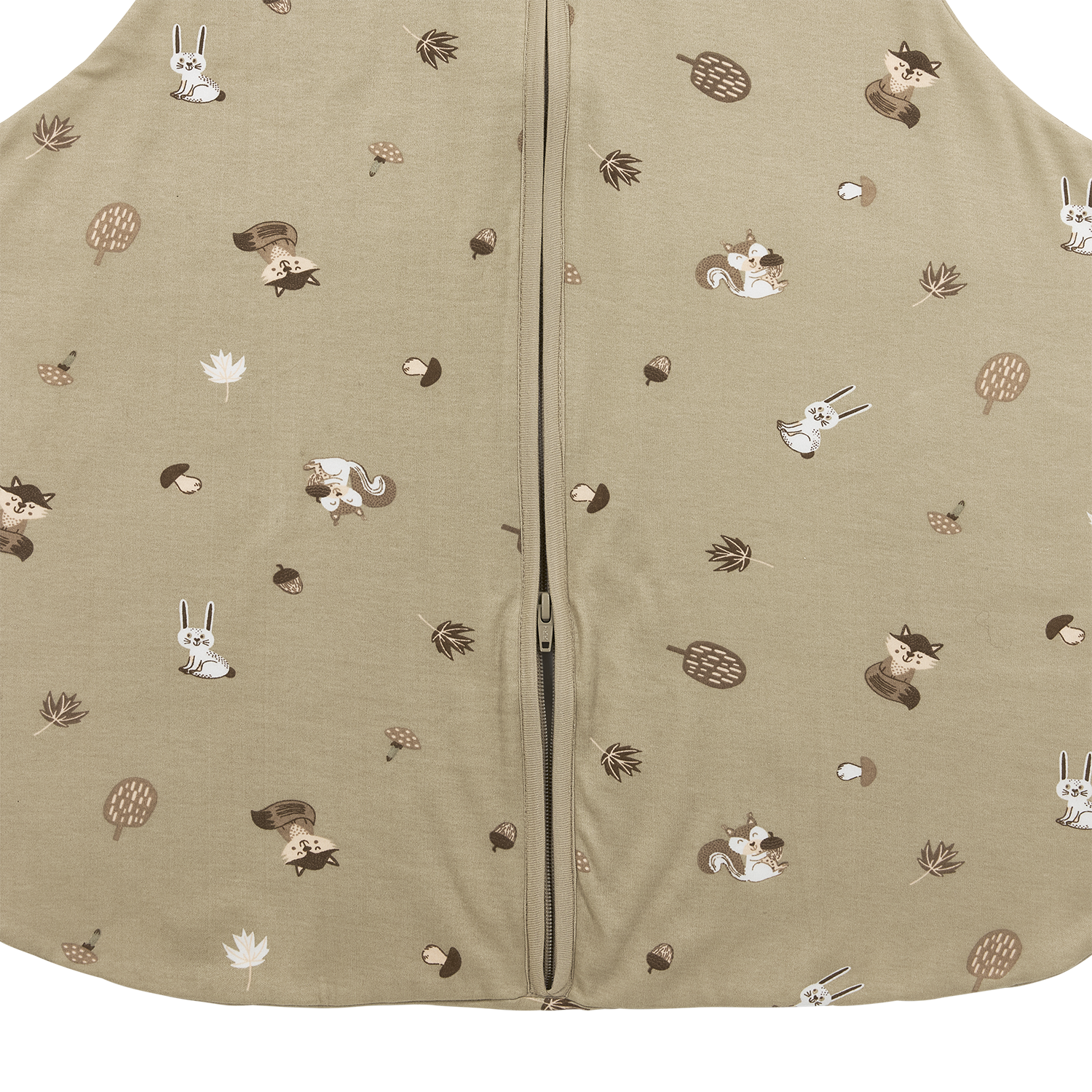 Meyco Schlafsack Hüftdyplasie interlock jersey Forest Animals Sand
