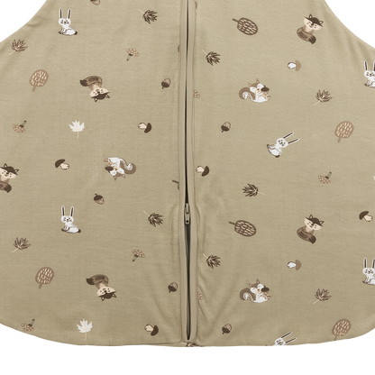 Meyco Schlafsack Hüftdyplasie interlock jersey Forest Animals Sand