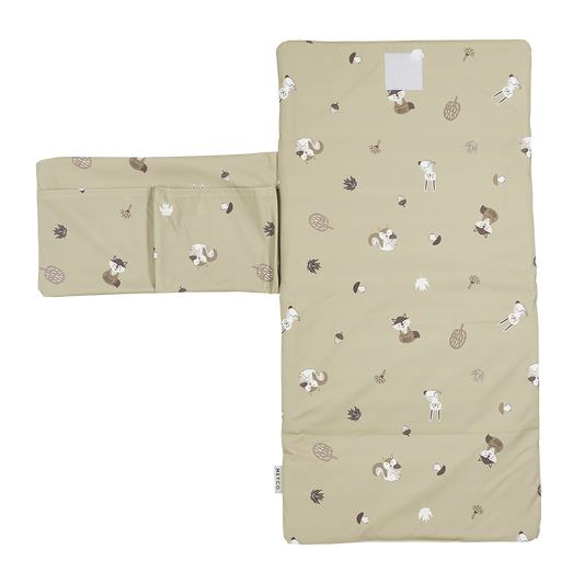 Meyco Reise-Wickelunterlage Forest Animals Sand