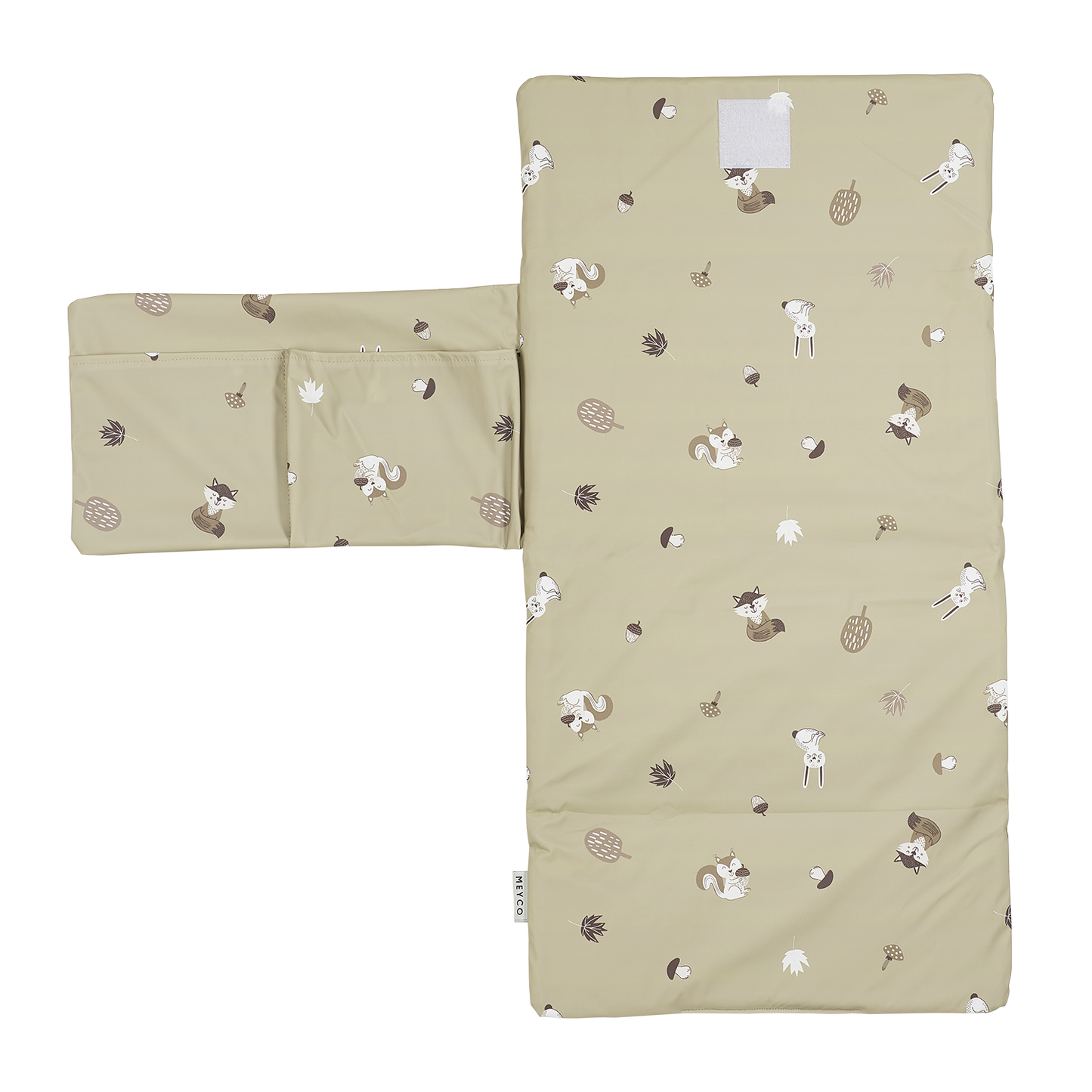 Meyco Reise-Wickelunterlage Forest Animals Sand
