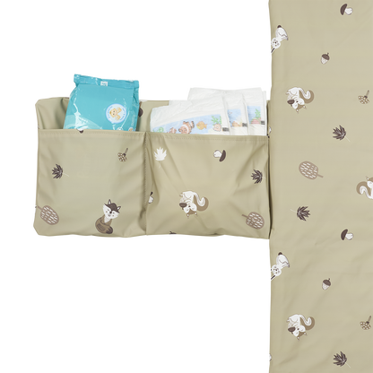 Meyco Reise-Wickelunterlage Forest Animals Sand