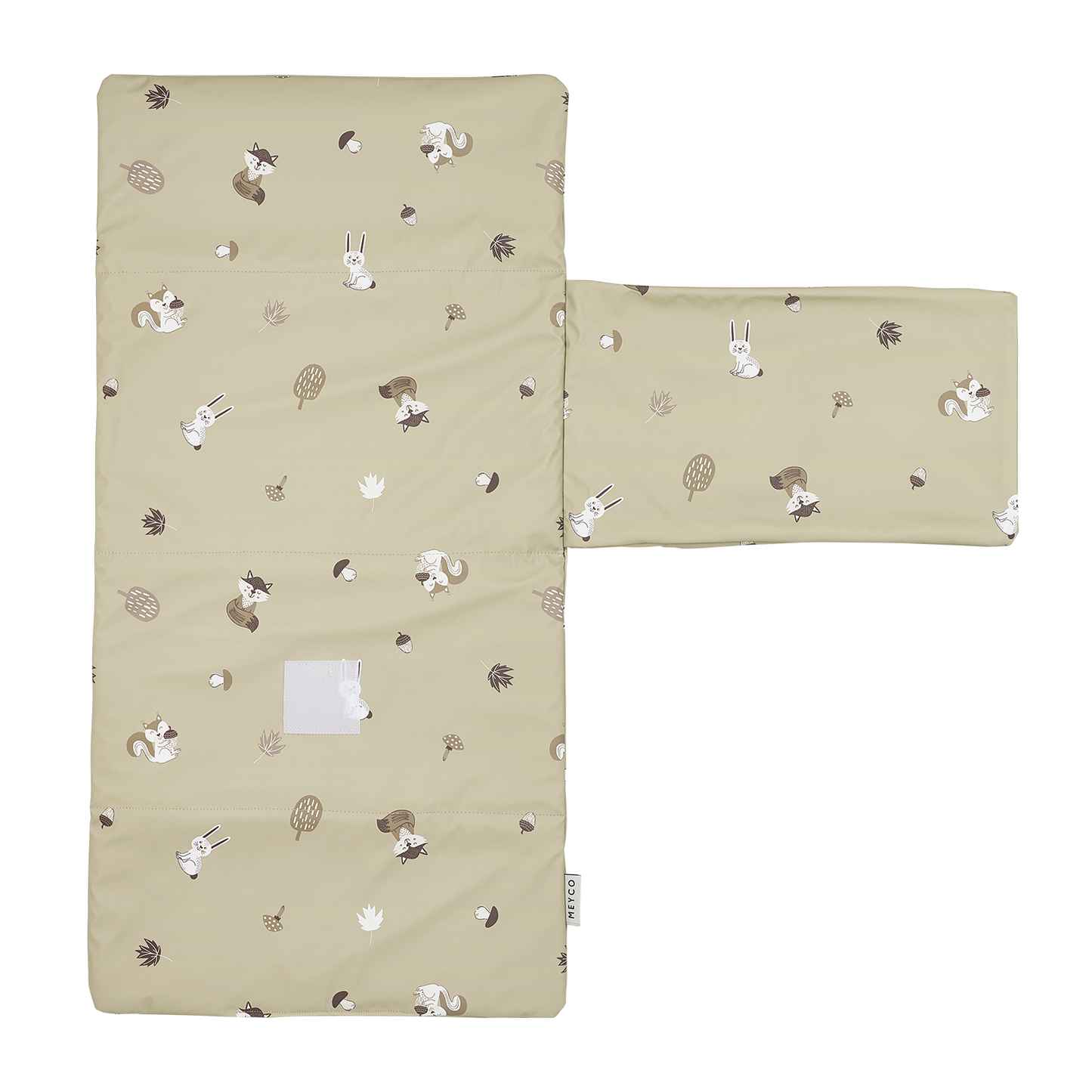 Meyco Reise-Wickelunterlage Forest Animals Sand