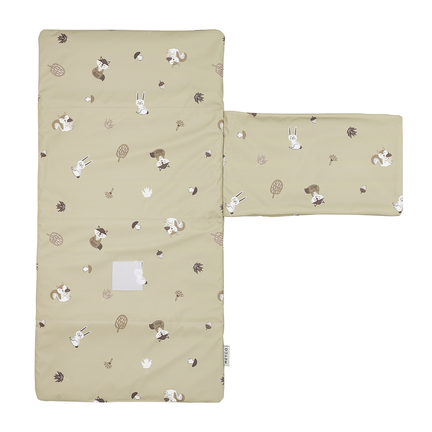 Meyco Reise-Wickelunterlage Forest Animals Sand