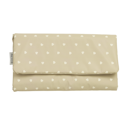 Meyco Reise-Wickelunterlage Sweet Heart Sand/Soft Sand