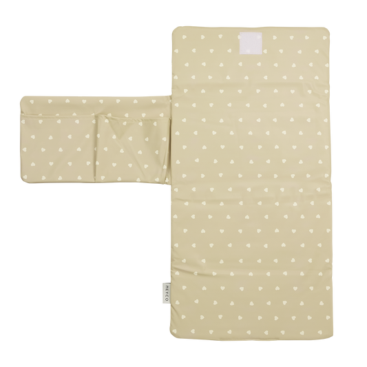 Meyco Reise-Wickelunterlage Sweet Heart Sand/Soft Sand