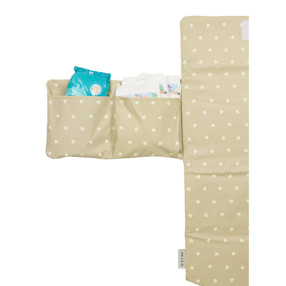 Meyco Reise-Wickelunterlage Sweet Heart Sand/Soft Sand
