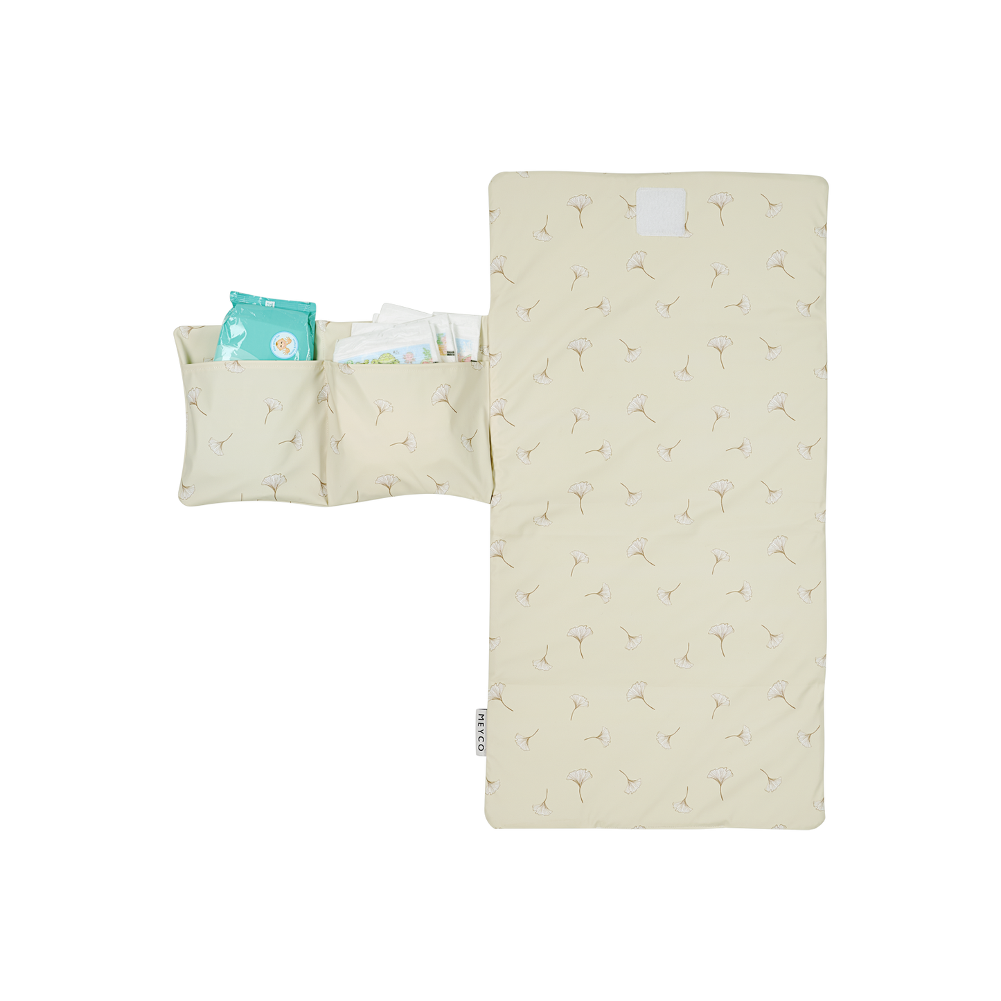 Meyco Reise-Wickelunterlage Ginkgo Soft sand