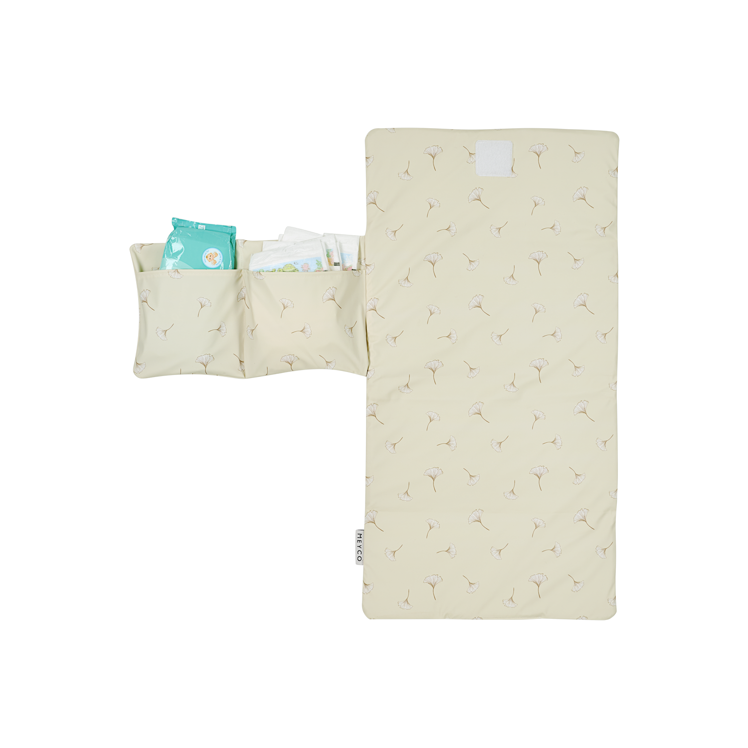 Meyco Reise-Wickelunterlage Ginkgo Soft sand