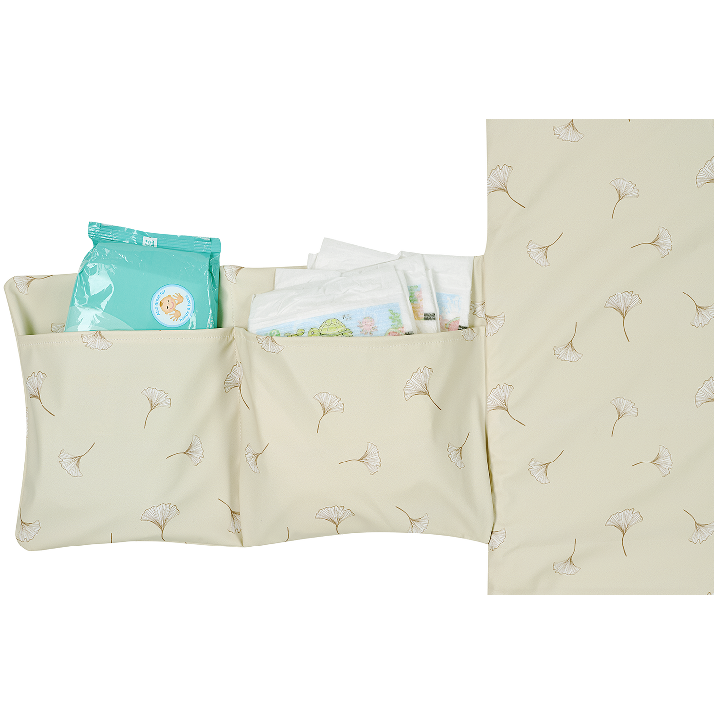 Meyco Reise-Wickelunterlage Ginkgo Soft sand