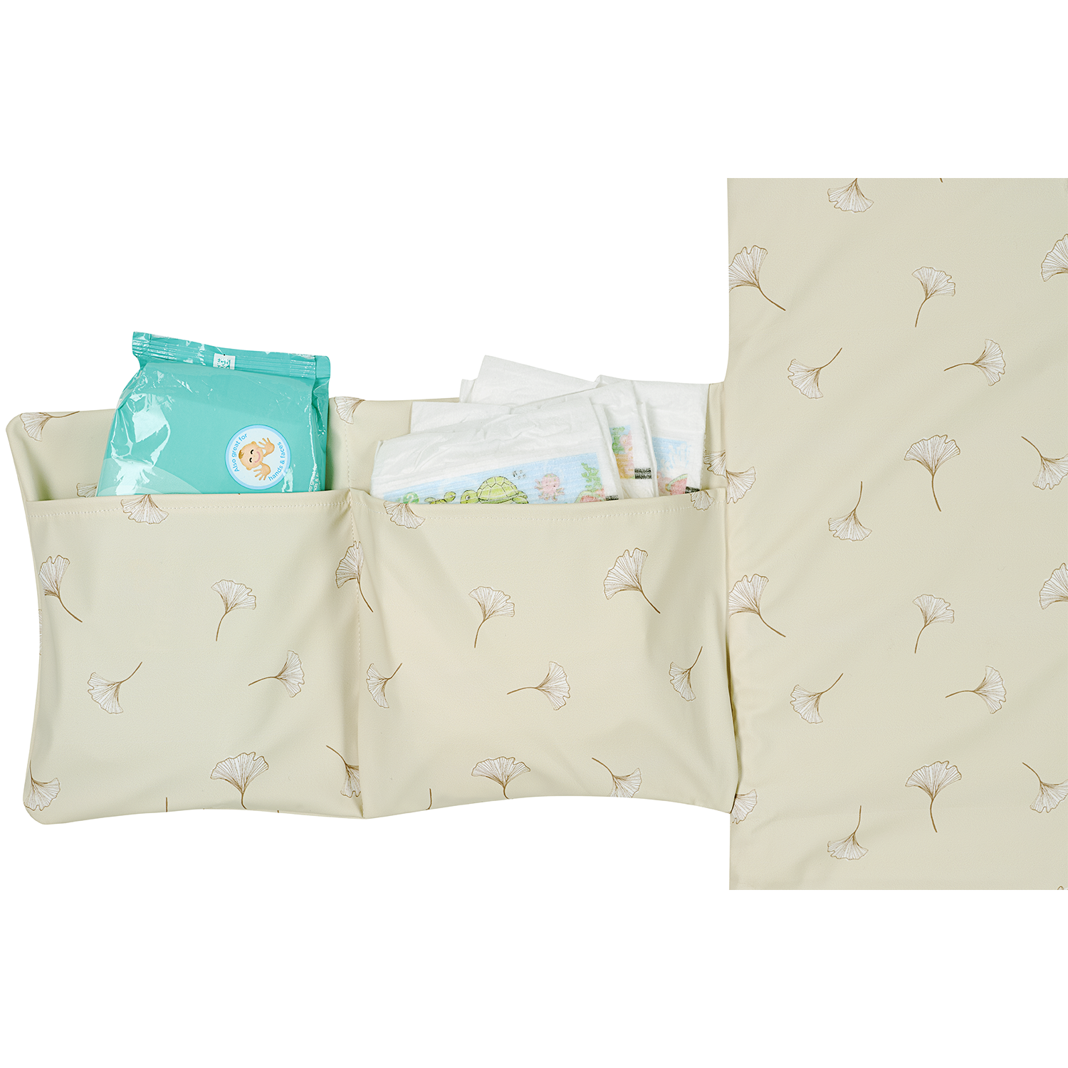 Meyco Reise-Wickelunterlage Ginkgo Soft sand