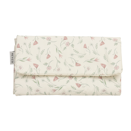 Meyco Reise-Wickelunterlage Flower Multicolour Studio
