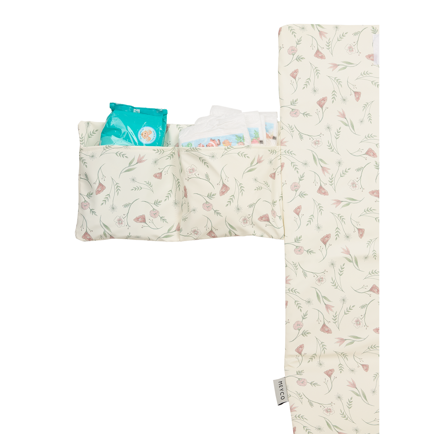 Meyco Reise-Wickelunterlage Flower Multicolour