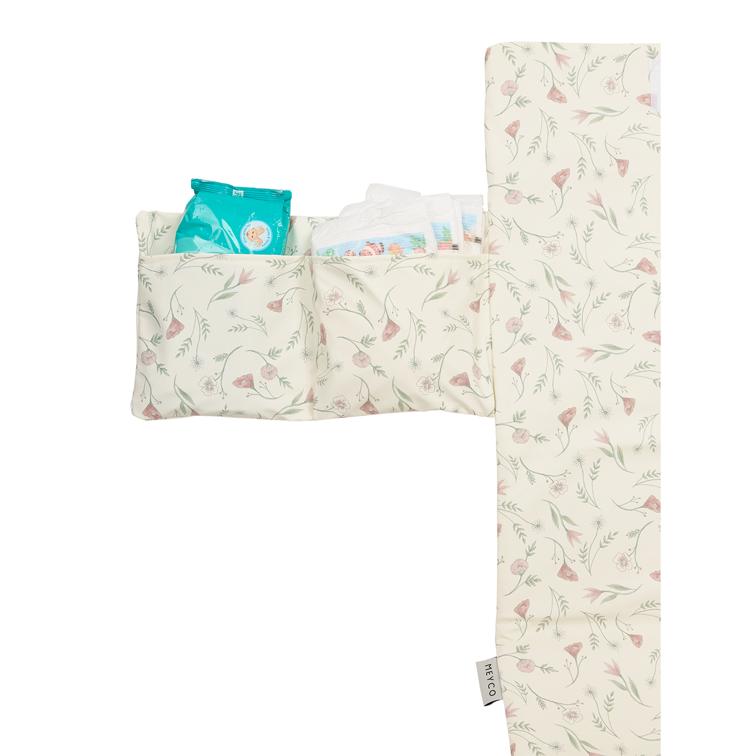 Meyco Reise-Wickelunterlage Flower Multicolour