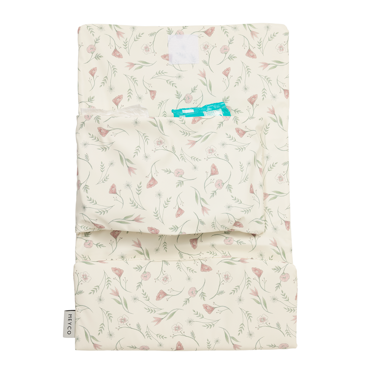 Meyco Reise-Wickelunterlage Flower Multicolour