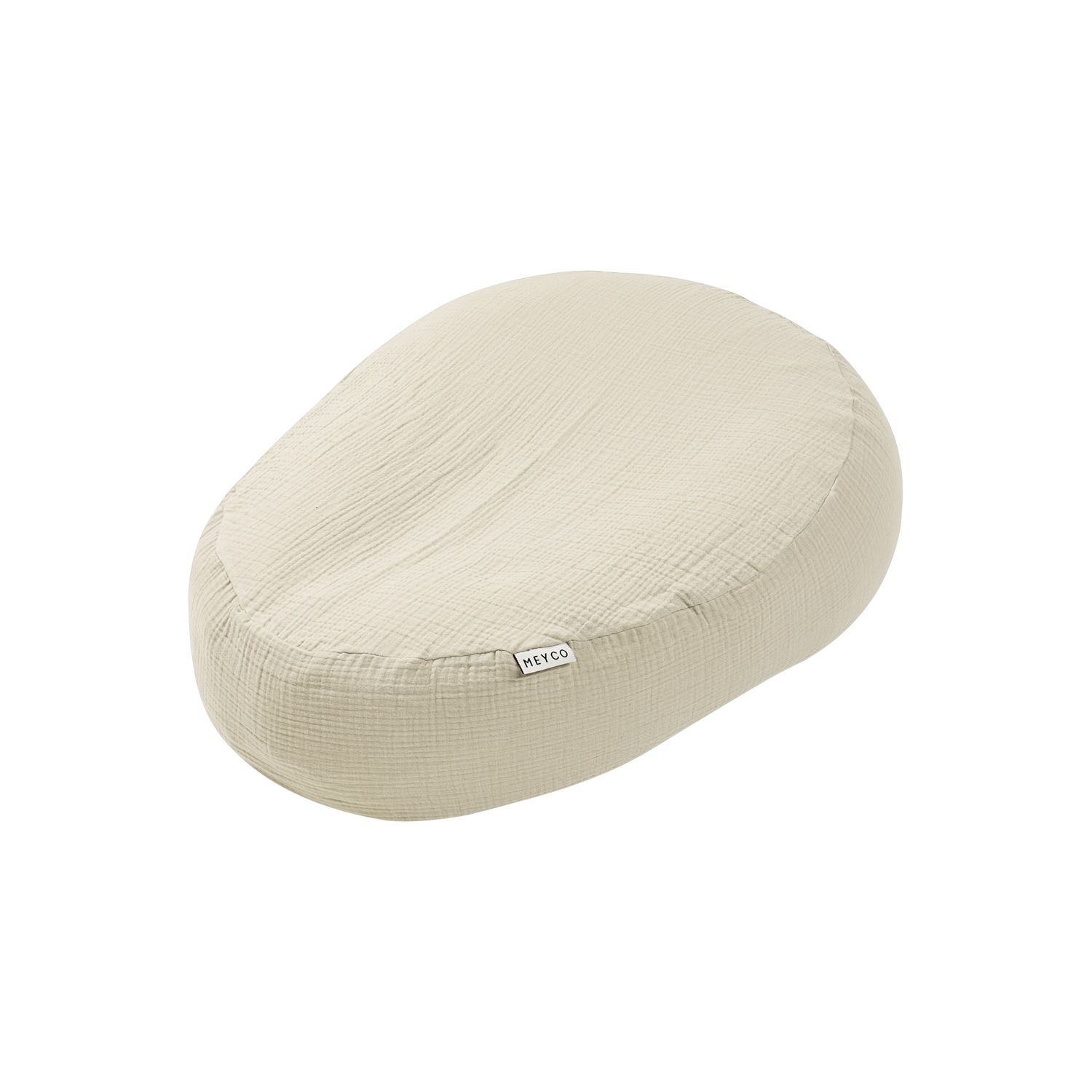 Meyco Relaxbezüge für Stillkissen vorgewaschen musselin Soft sand Studio