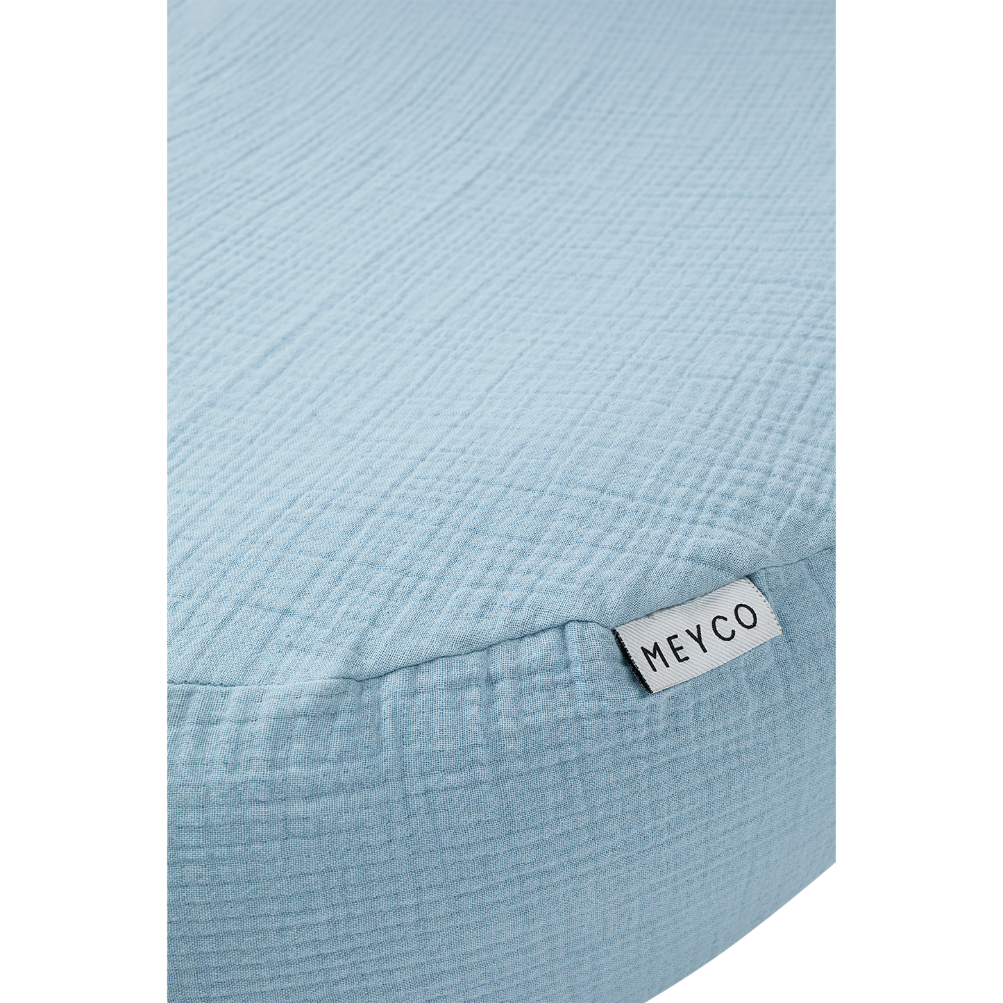 Meyco Relaxbezüge für Stillkissen vorgewaschen musselin Jeans Blue