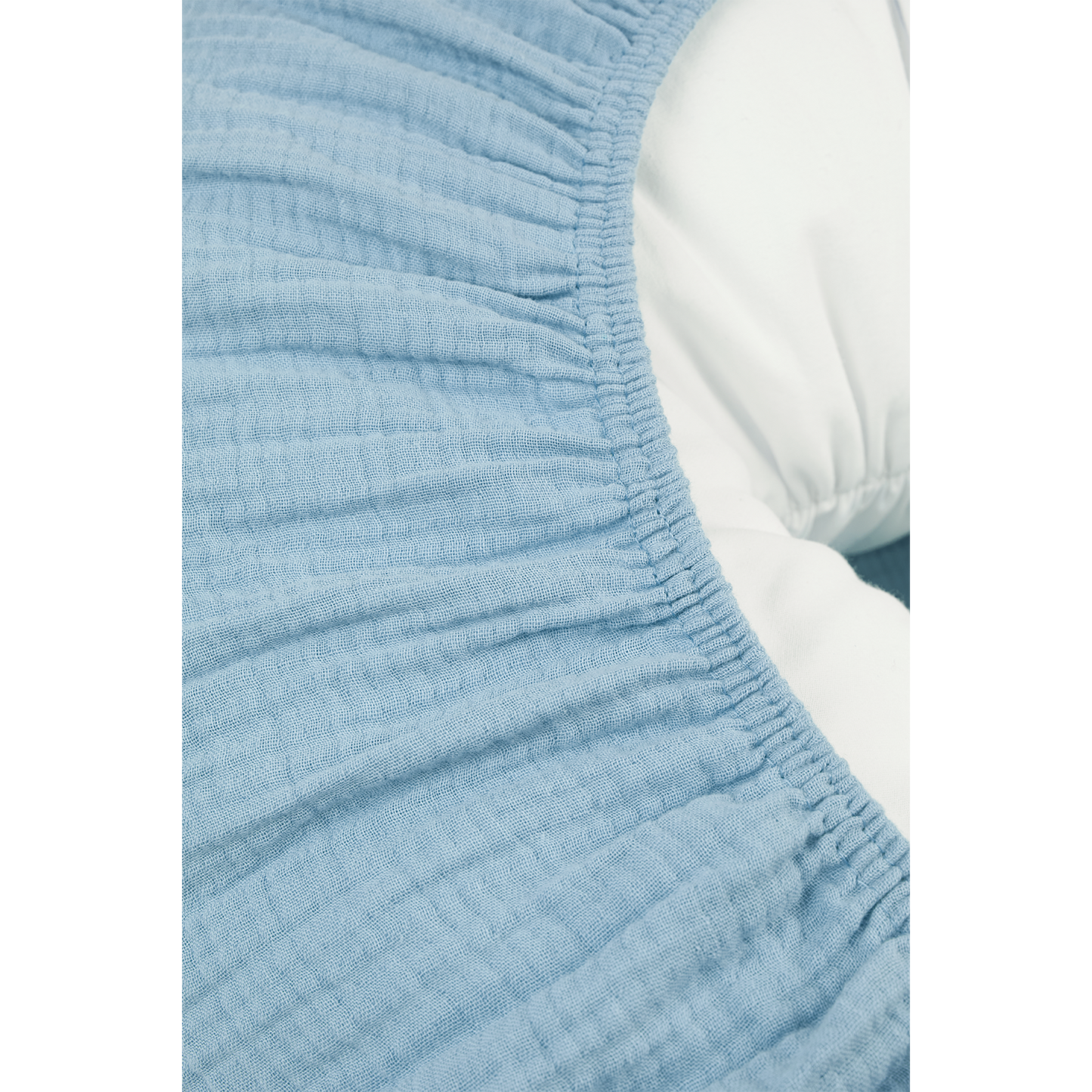 Meyco Relaxbezüge für Stillkissen vorgewaschen musselin Jeans Blue