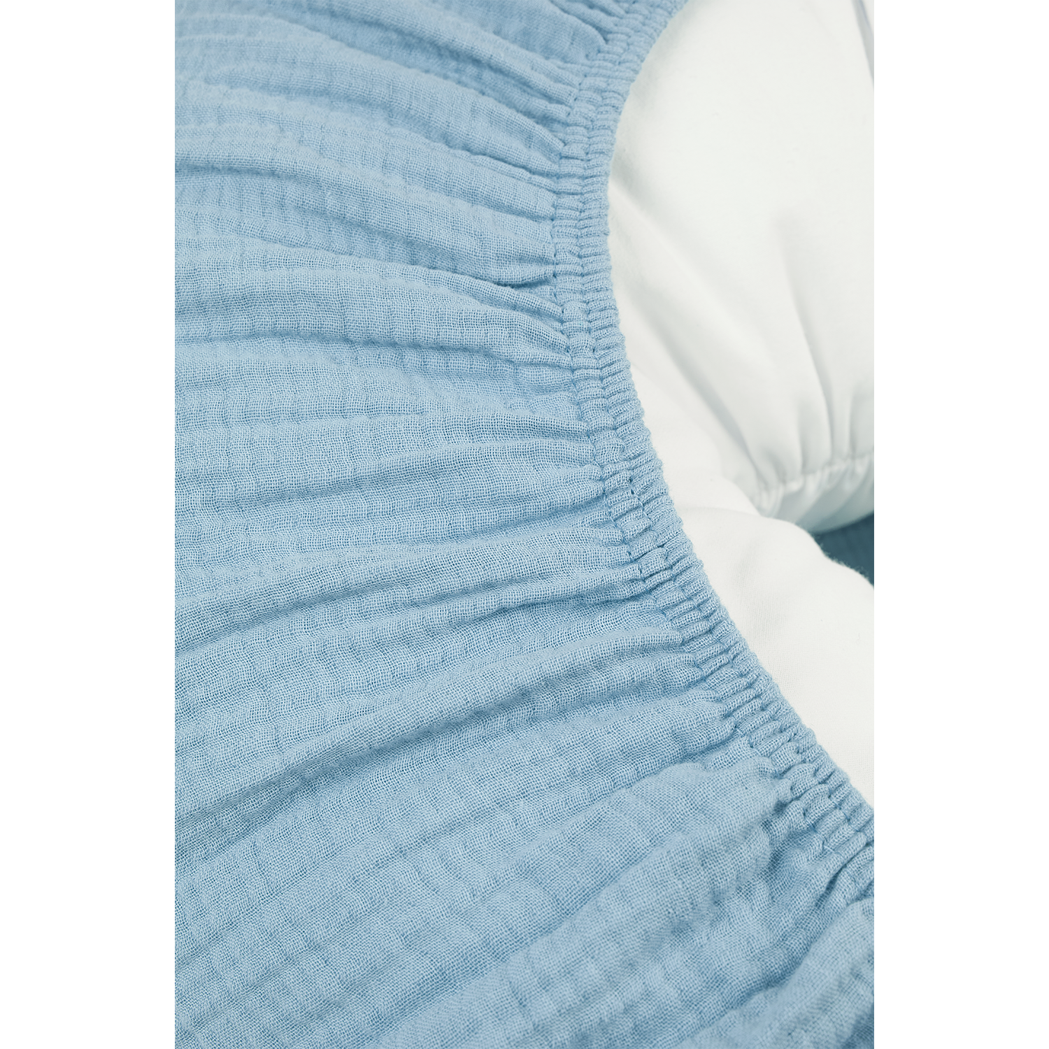 Meyco Relaxbezüge für Stillkissen vorgewaschen musselin Jeans Blue