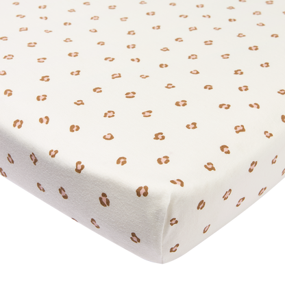 Meyco Spannbettlaken jersey print Mini Panther Soft Pink