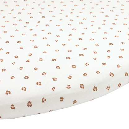 Meyco Spannbettlaken jersey print Mini Panther Soft Pink