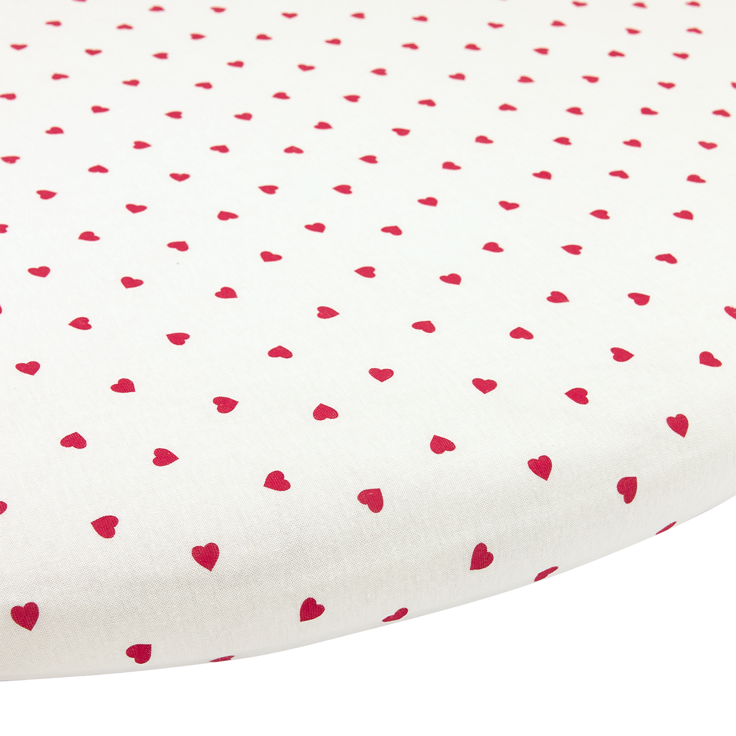Meyco Spannbettlaken jersey print Sweet Heart White/Red