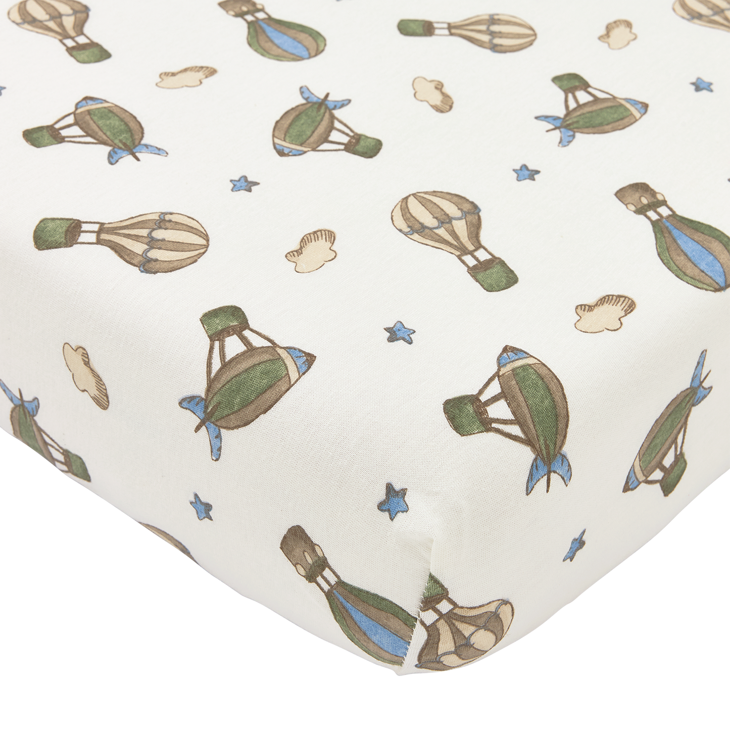 Meyco Spannbettlaken jersey print Air Balloons Multicolour