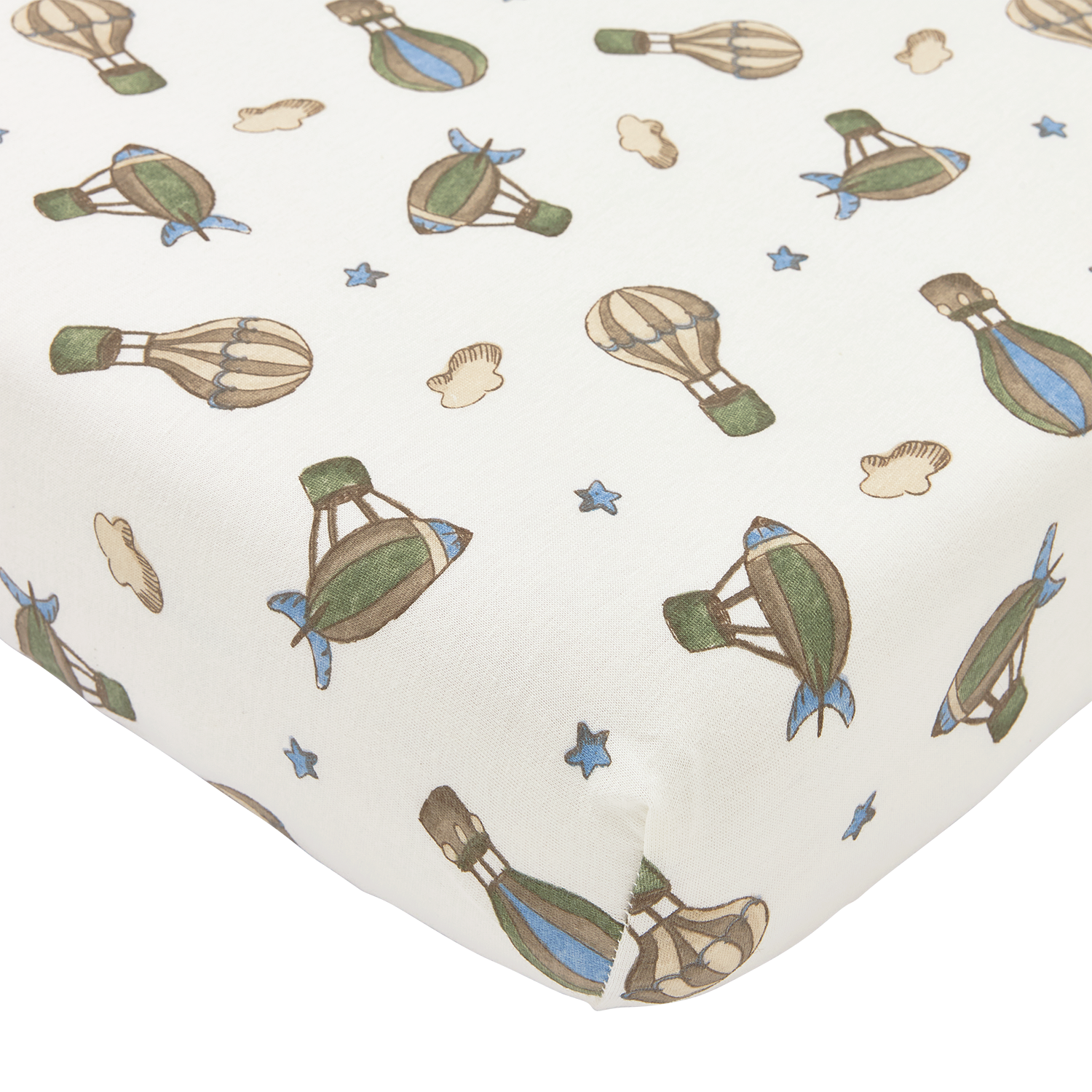 Meyco Spannbettlaken jersey print Air Balloons Multicolour