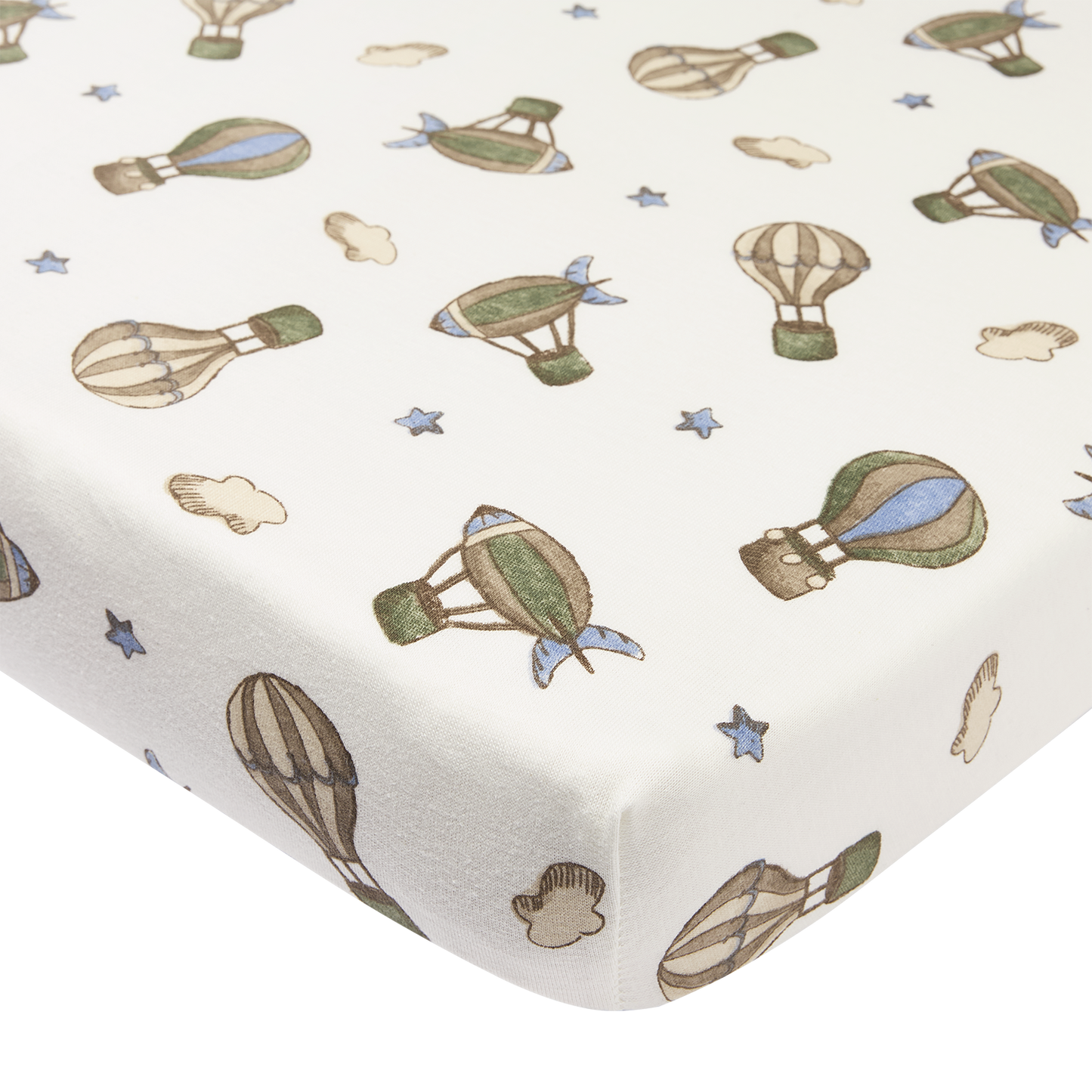 Meyco Spannbettlaken jersey print Air Balloons Multicolour