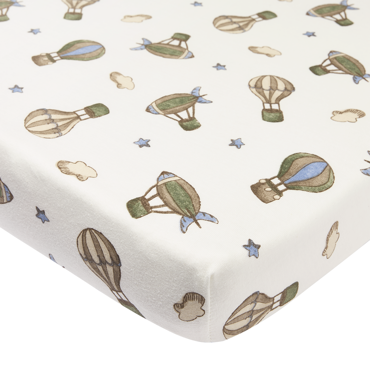 Meyco Spannbettlaken jersey print Air Balloons Multicolour