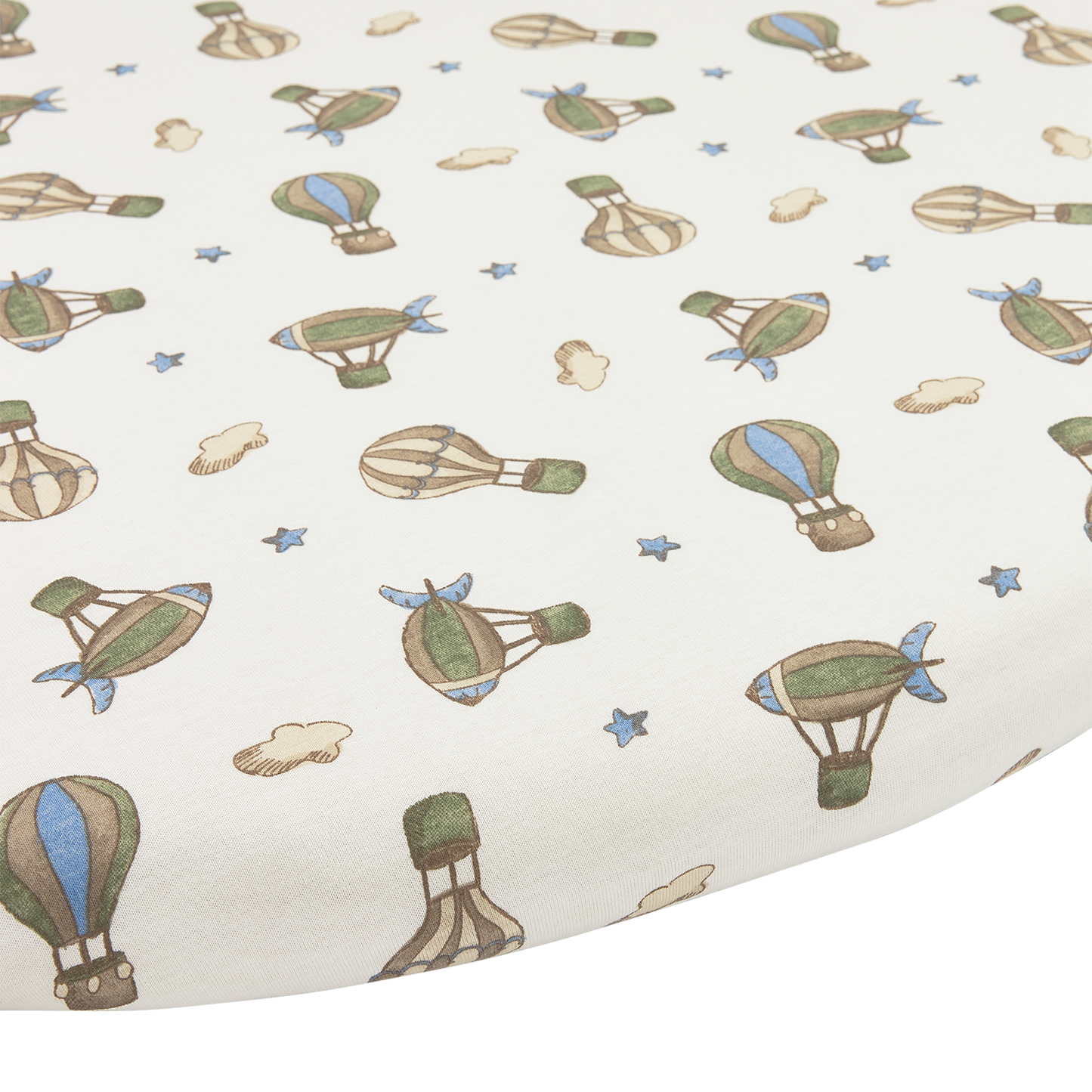 Meyco Spannbettlaken jersey print Air Balloons Multicolour